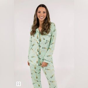 NWT Champagne Toast Long Sleeve & Pant Pajama Set